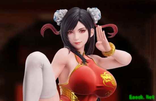 BBSD推出旗袍功夫蒂法雕像:东方美学重塑FF7经典角色