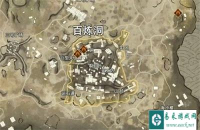 永劫无间手游百炼洞金堆绿堆位置 百炼洞金堆绿堆在哪里