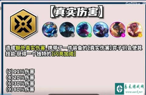 云顶之弈s10真实伤害羁绊效果一览