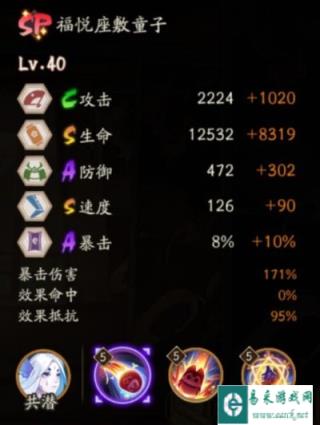 阴阳师SP福悦座敷童子怎么样 技能面板介绍