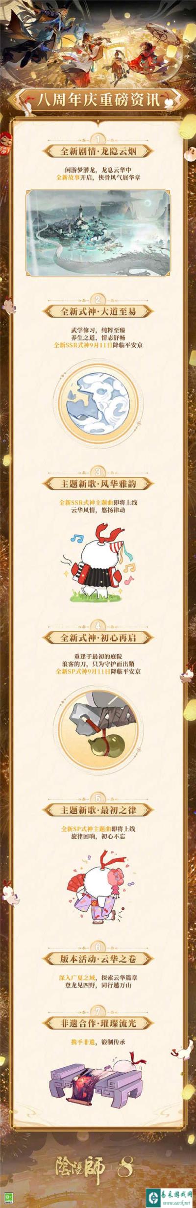 阴阳师八周年活动爆料 八周年活动一览