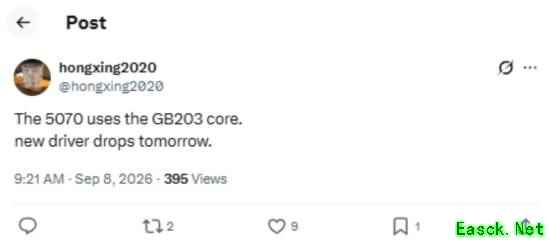 买卡变抽奖!曝RTX 5070混入GB203版:规格不变内核升级