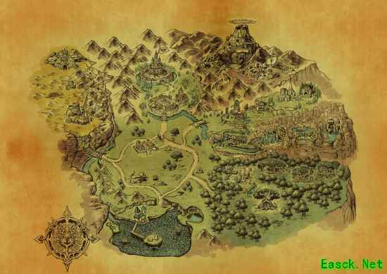 塞尔达传说:时之笛重制版高清地图曝光,冰之洞窟扩容引玩家热议