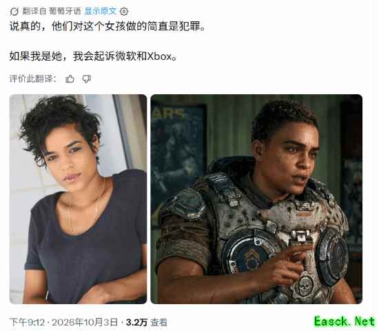 战争机器：事变日玛格斯·卡特建模与演员形象差异引玩家热议