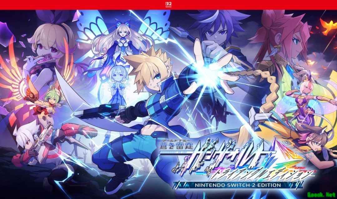 苍蓝雷霆GUNVOLT三棱合极版Switch 2预购开启，含全新双主角剧情GX篇章